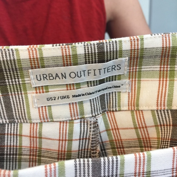 Urban Outfitters Plaid Retro High Waisted Pants - Picture 5 of 8